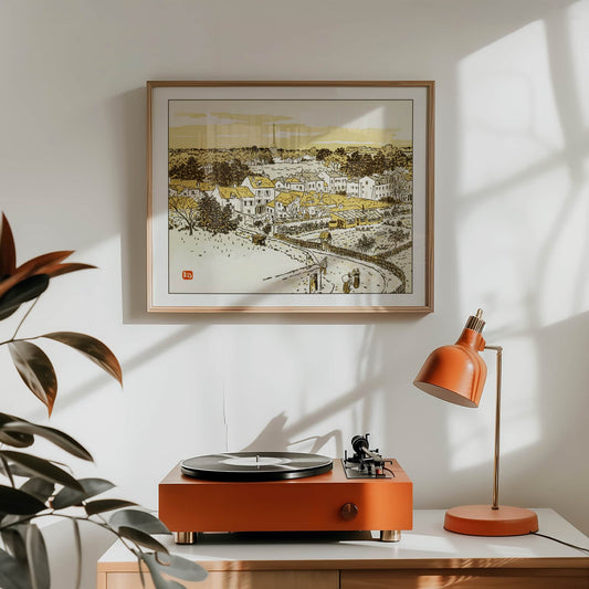 De la Gare du Bas-Meudon | From '36 Views of the Eiffel Tower' by Henri Rivière