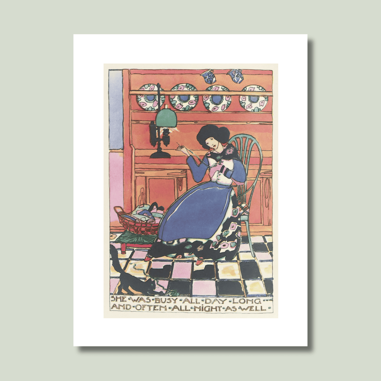 Jessie M. King, Busy all day, 1929