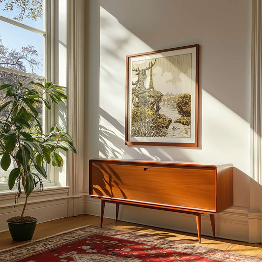 Derrière l'Elan de Frémiet (Trocadéro) | From '36 Views of the Eiffel Tower' by Henri Rivière