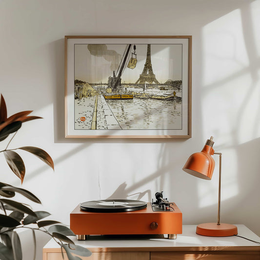 Du Quai de Passy | From '36 Views of the Eiffel Tower' by Henri Rivière