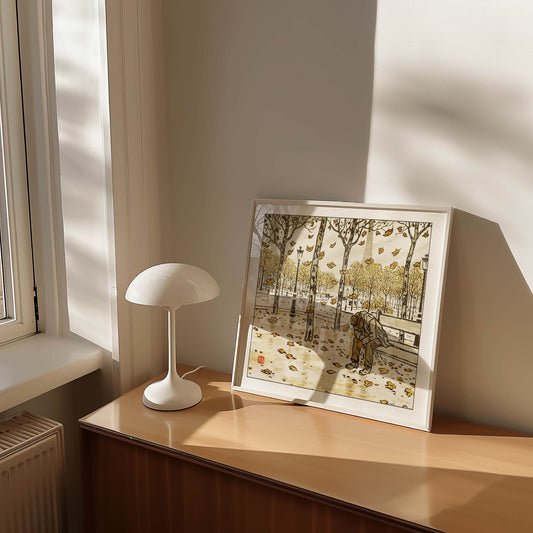 Des Jardins du Trocadéro, l'Automne | From '36 Views of the Eiffel Tower' by Henri Rivière