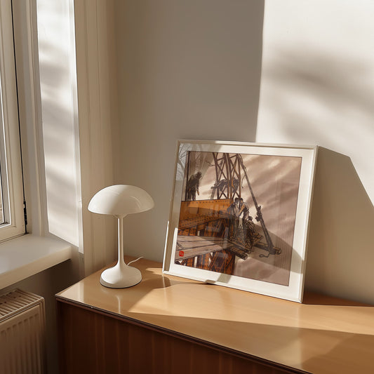 En Haut de la Tour | From '36 Views of the Eiffel Tower' by Henri Rivière