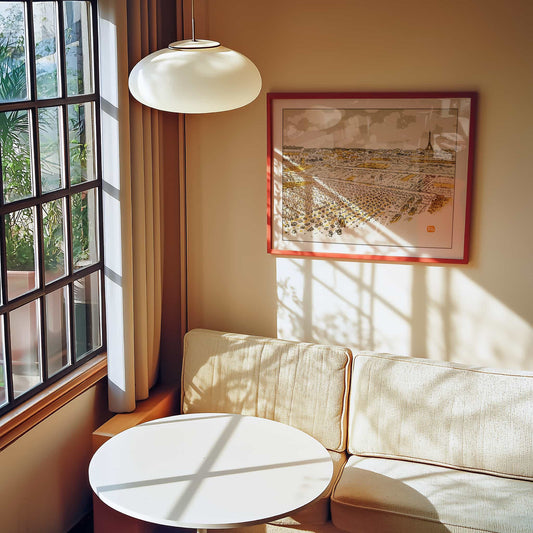 Des Jardins Maraichers des Grenelle | From '36 Views of the Eiffel Tower' by Henri Rivière