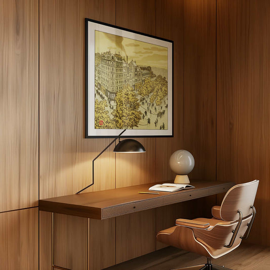 Du Boulevard de Clichy | From '36 Views of the Eiffel Tower' by Henri Rivière