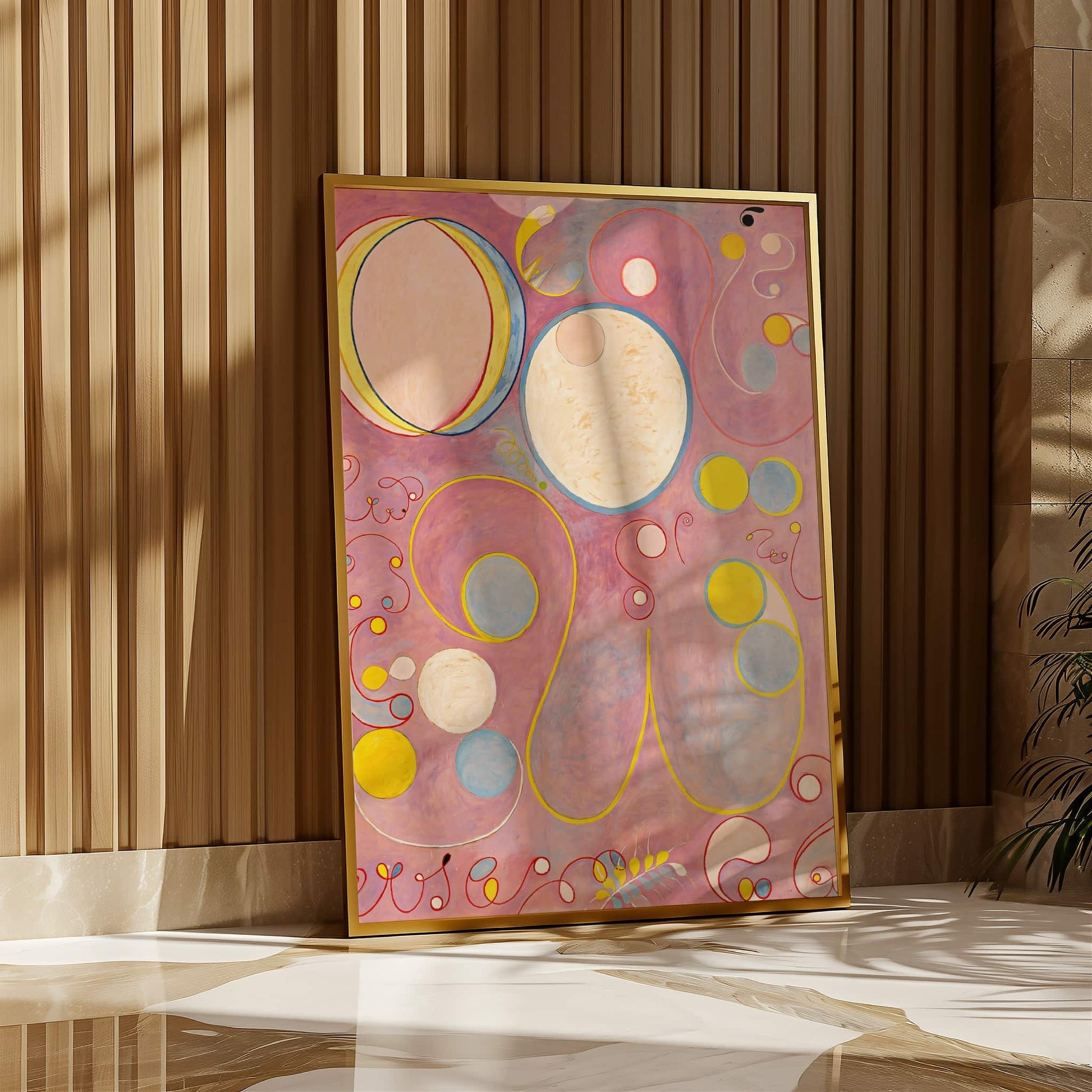 The Ten Largest, No. 8, Adulthood by Hilma Af Klint, abstract art print, modern wall decor, Swedish spiritual abstract, Theosophy, unique art print, framed wall art, art poster