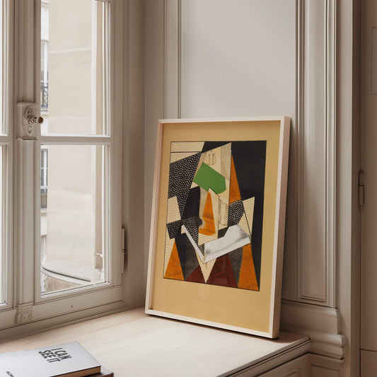 Au Soleil du Plafond (The Lamp) by Juan Gris, modernist print, Spanish still life, geometric, large wall art, framed wall art, art poster