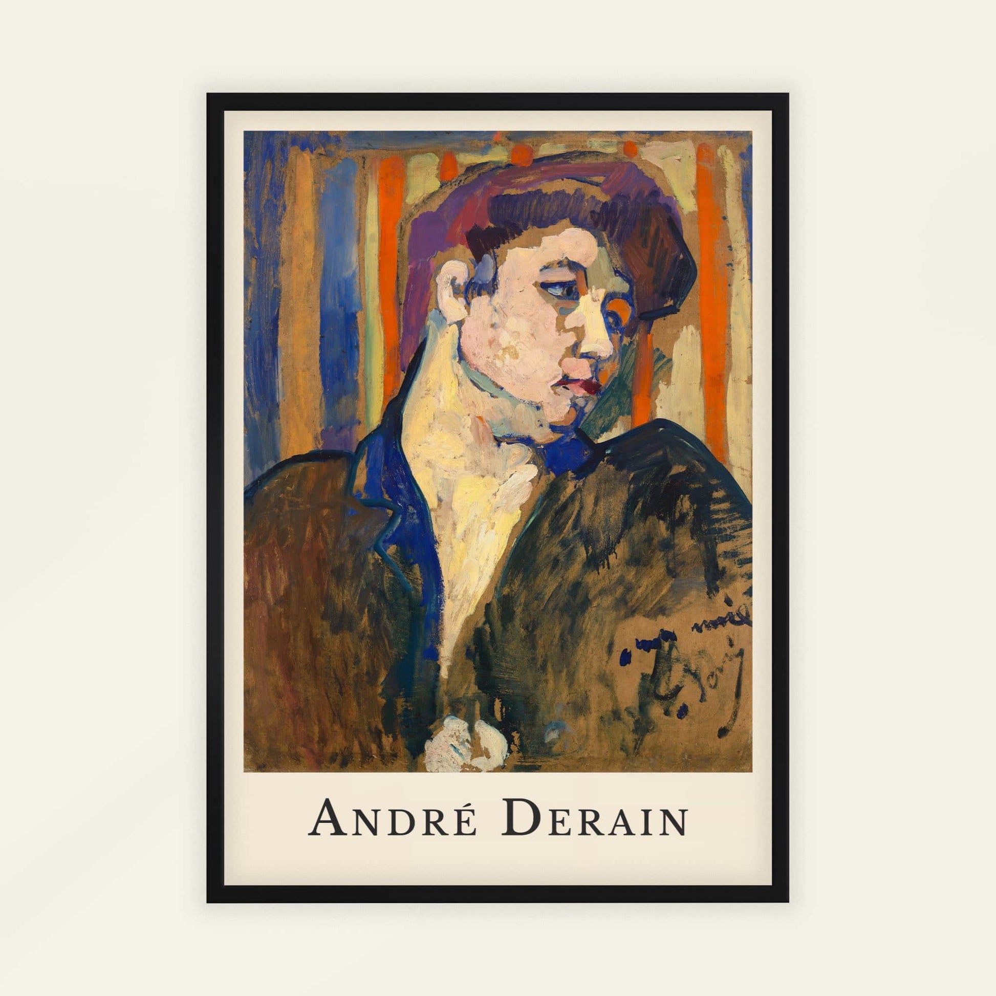 Buste de femme by André Derain (with artist's name), classic art poster, figure wall art, French still life, modernist, vintage poster, framed wall art, art poster
