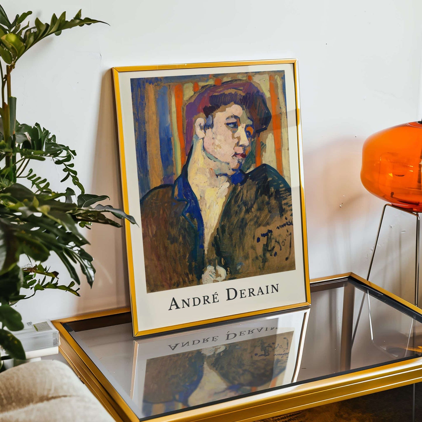 Buste de femme by André Derain (with artist's name), Impressionist print, portrait print, French colourful, Fauvist, unique art print, framed wall art, art poster