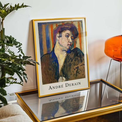 Buste de femme by André Derain (with artist's name), Impressionist print, portrait print, French colourful, Fauvist, unique art print, framed wall art, art poster