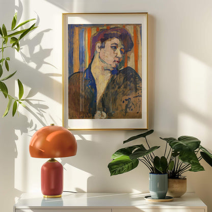 Buste de femme by André Derain, portrait print, vintage portrait, French Fauvist, Collioure, office wall art, framed wall art, art poster