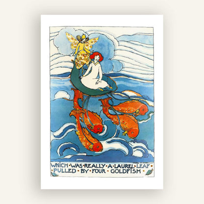 Set of 6 prints by Jessie M. King (1929)