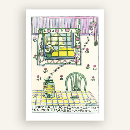 Set of 6 prints by Jessie M. King (1929)