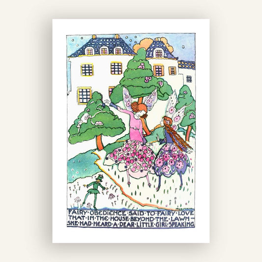 "Fairy Obedience Said to Fairy Love" (1929) | King, Jessie M.