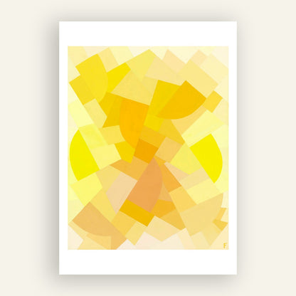 Composition in Yellow (1938) | Freundlich, Otto | White background