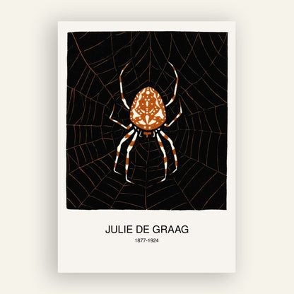 Spider in a web | De Graag, Julie