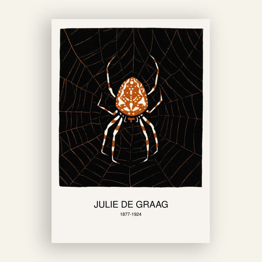 Spider in a web | De Graag, Julie