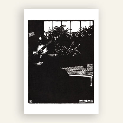The Guitar (1897) | Vallotton, Félix