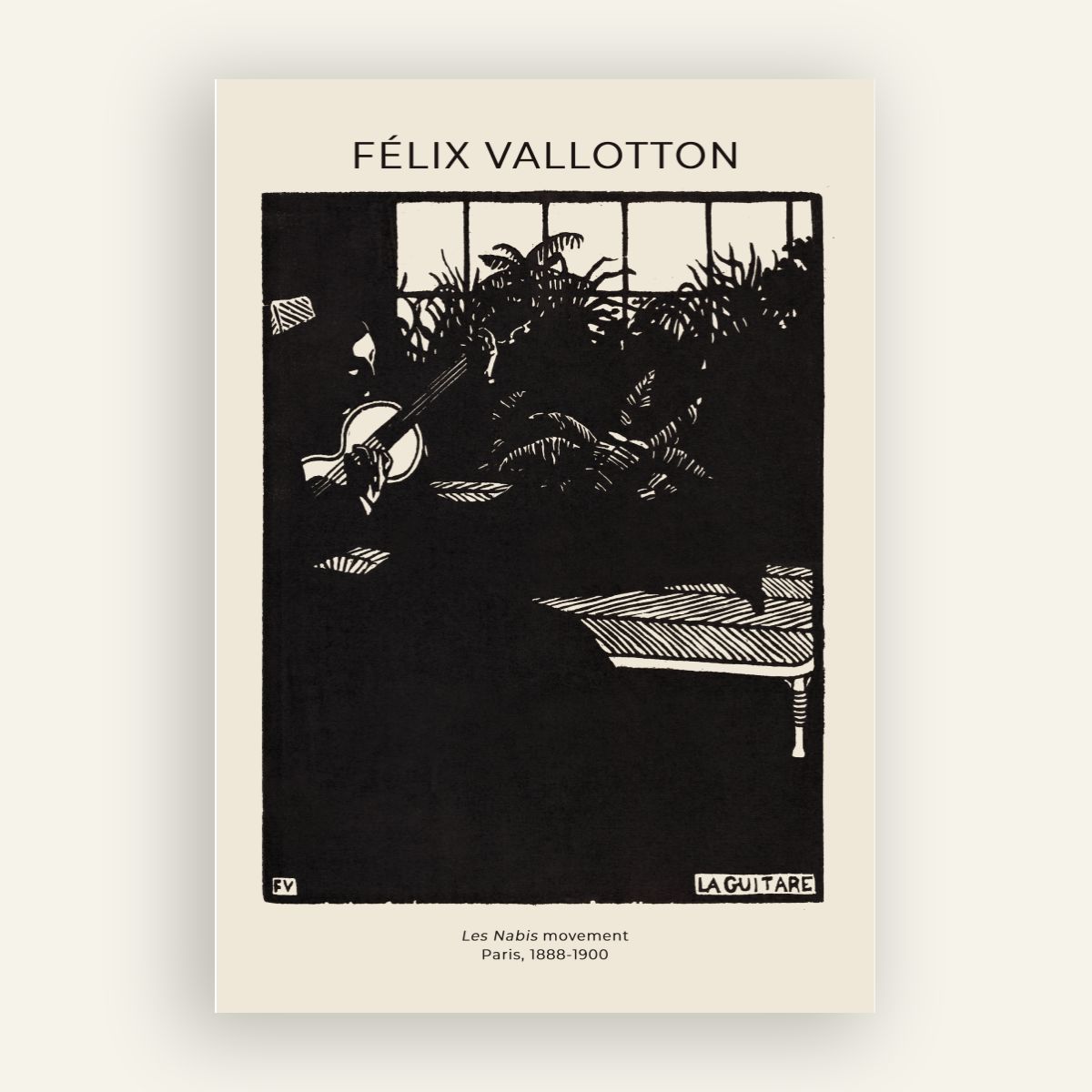 The Guitar (1897) | Vallotton, Félix