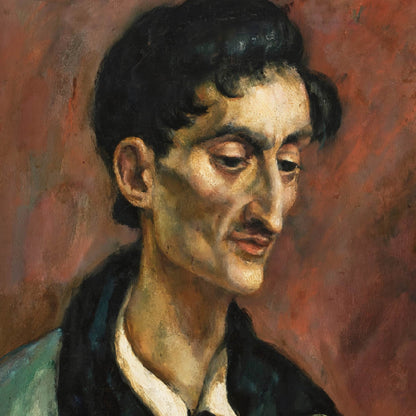 Chess Player (Portrait of Brunon Winawer) by Roman Kramsztyk