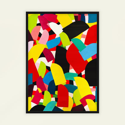Composition by Otto Freundlich, modern art poster, geometric wall art, German-French avant-garde, geometric, office wall art, framed wall art, art poster