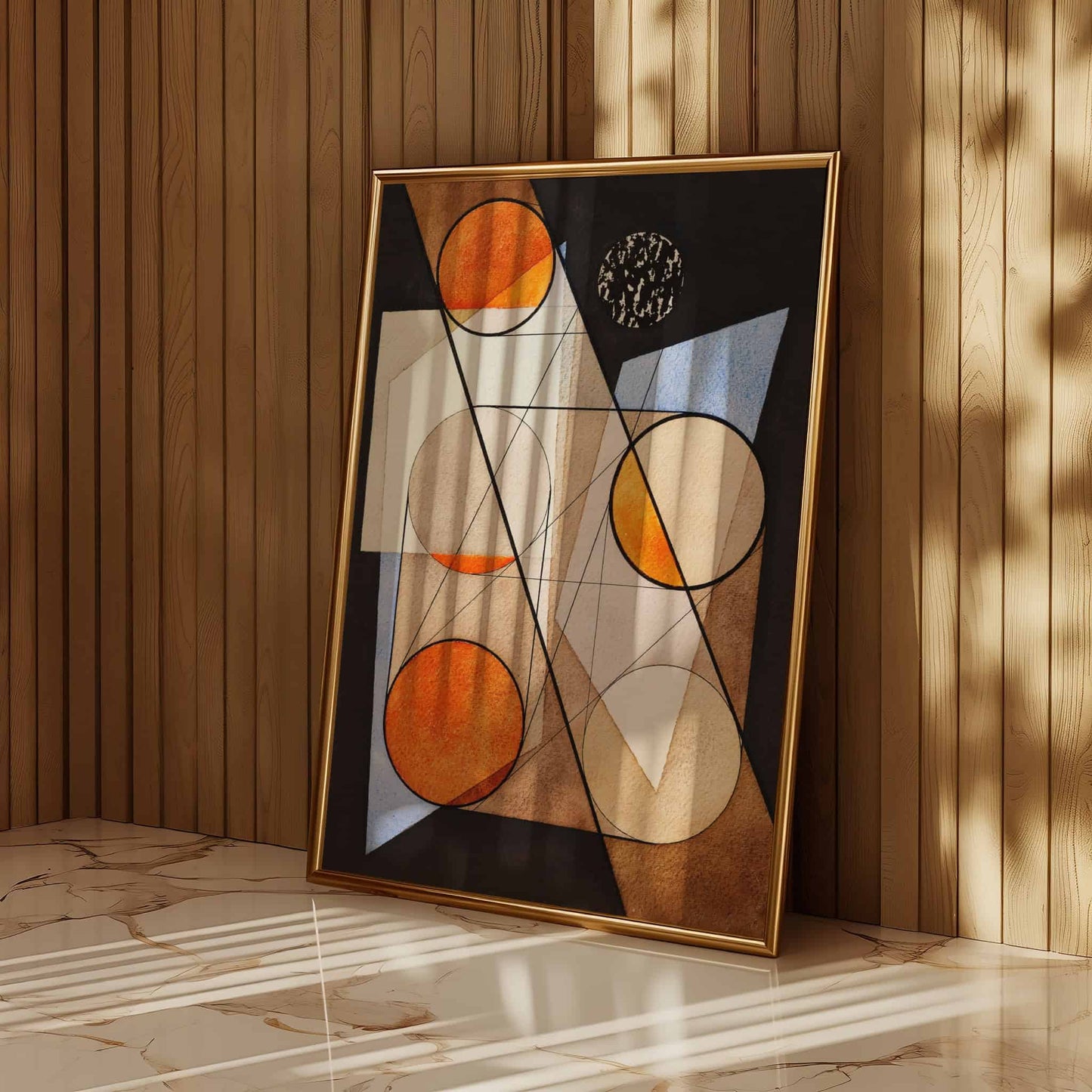 Composition with Symmetrical Circles by László Moholy-Nagy, modern art poster, geometric wall art, Hungarian abstract, constructivist, vintage poster, framed wall art, art poster