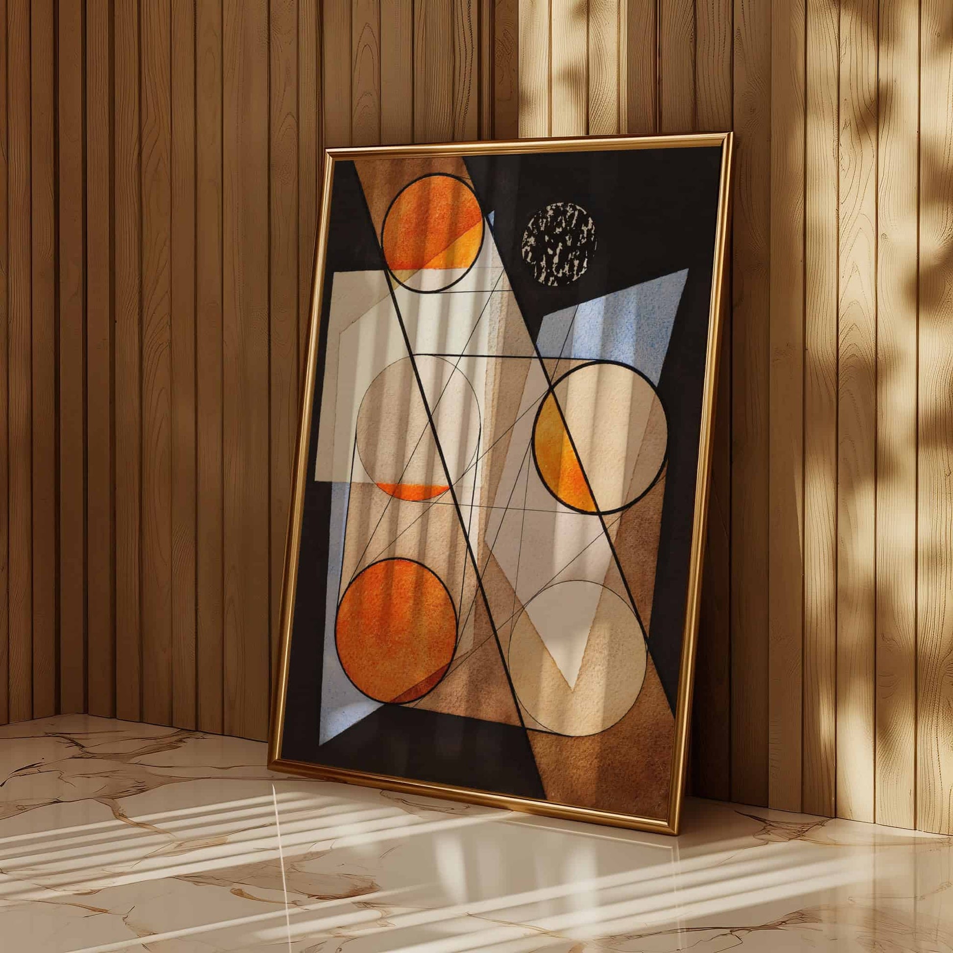 Composition with Symmetrical Circles by László Moholy-Nagy, modern art poster, geometric wall art, Hungarian abstract, constructivist, vintage poster, framed wall art, art poster