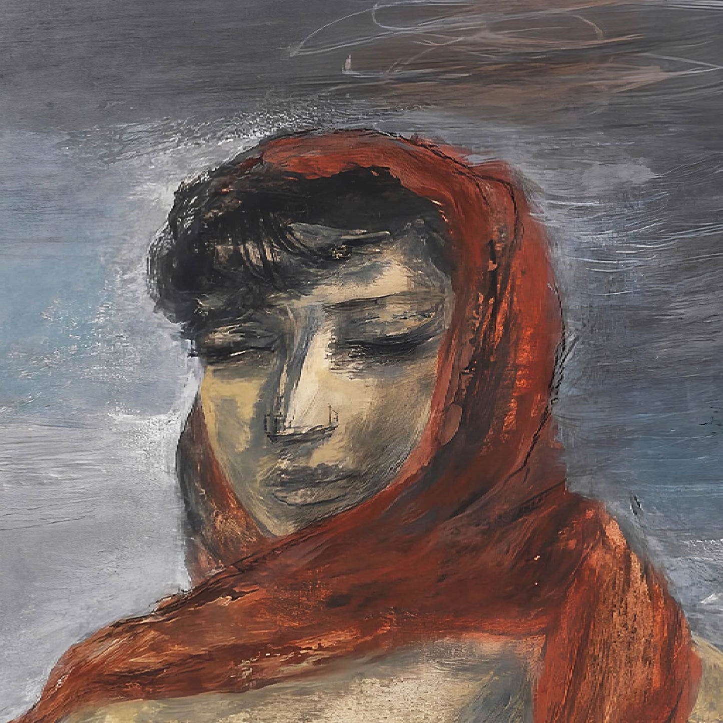 Desert Woman by Yasuo Kuniyoshi as an art print for wall art, room decor and prints for wall styling