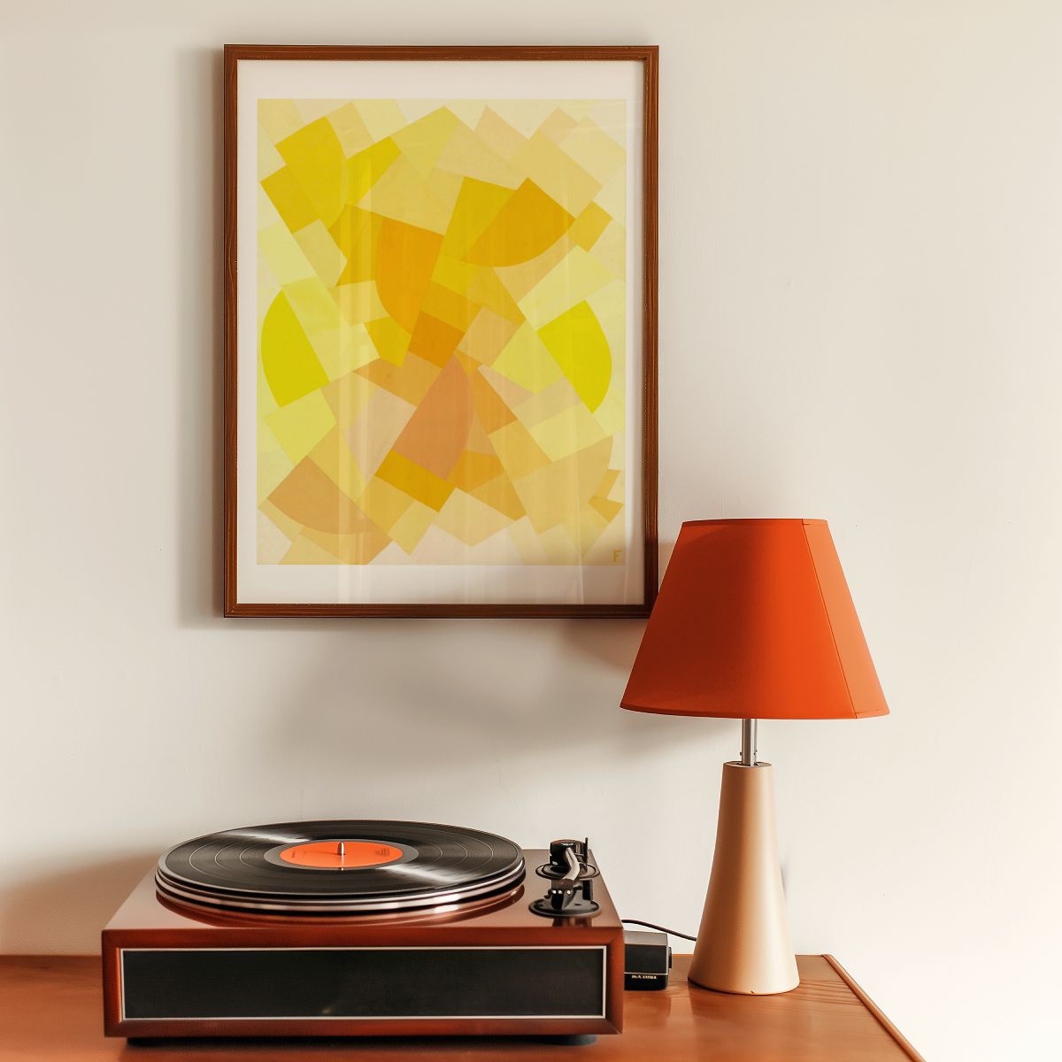 Composition in Yellow (1938) | Freundlich, Otto | White background