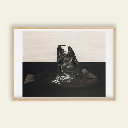Fish Head by Yasuo Kuniyoshi as an art print for wall art, room decor and prints for wall styling