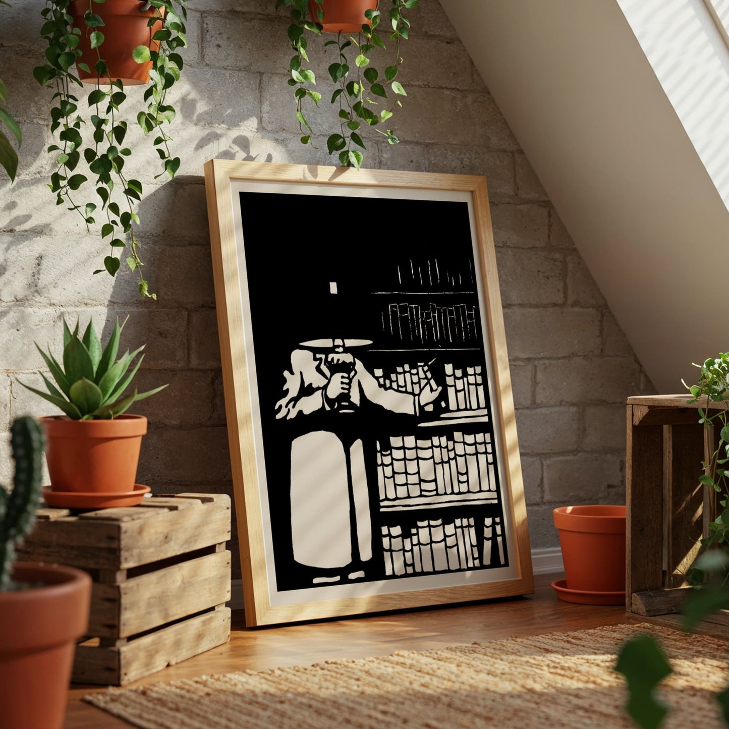The Book-lover by Félix Vallotton, Impressionist print, portrait print, Swiss-French literary, Nabis, affordable wall art, framed wall art, art poster