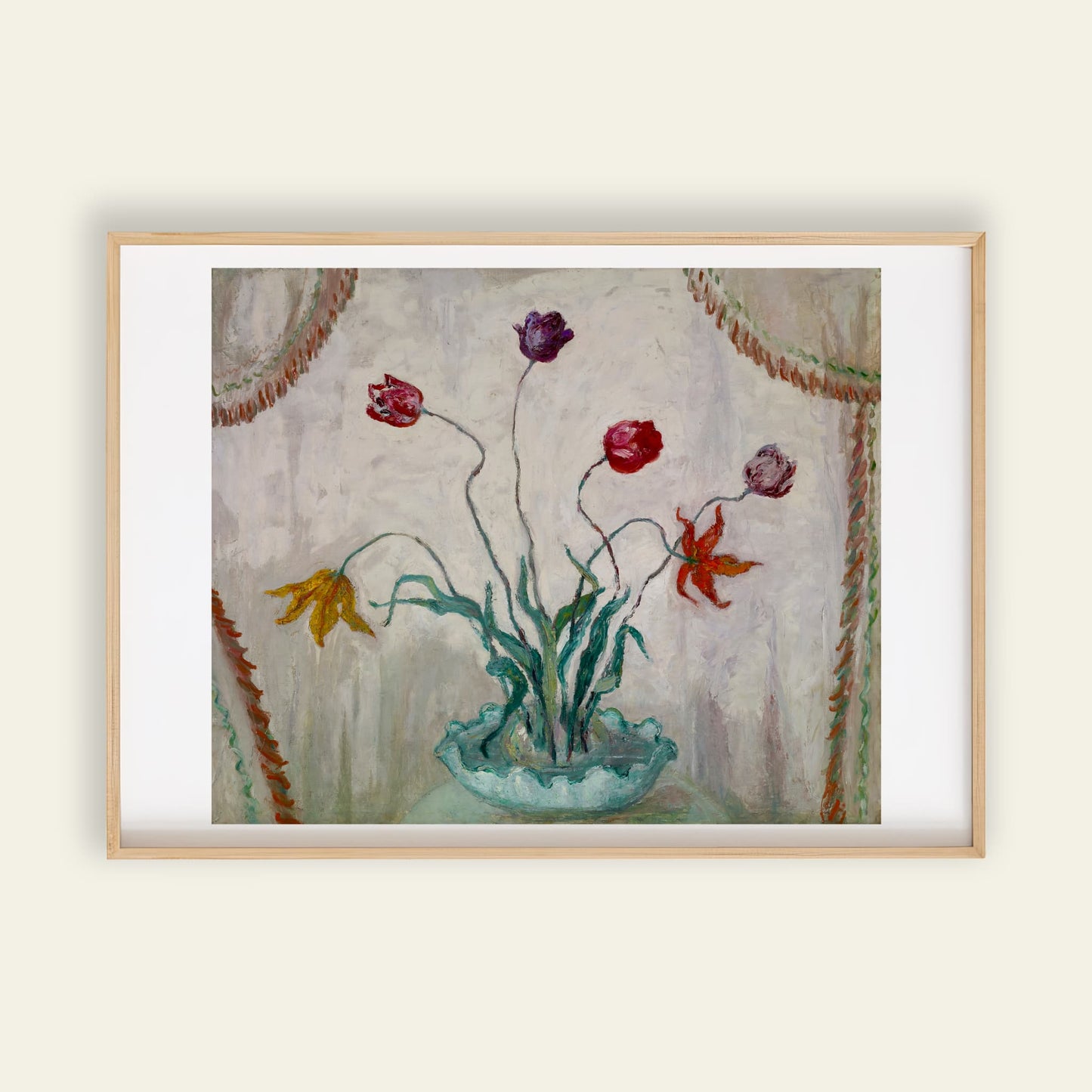 Bowl of Tulips by Florine Stettheimer