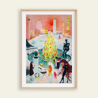 Pink Christmas by Florine Stettheimer