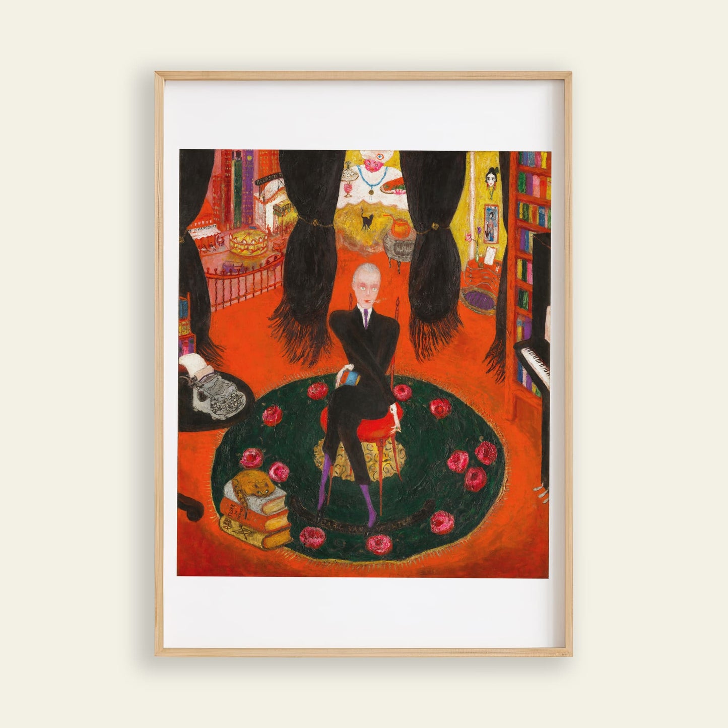 Portrait of Carl Van Vechten by Florine Stettheimer