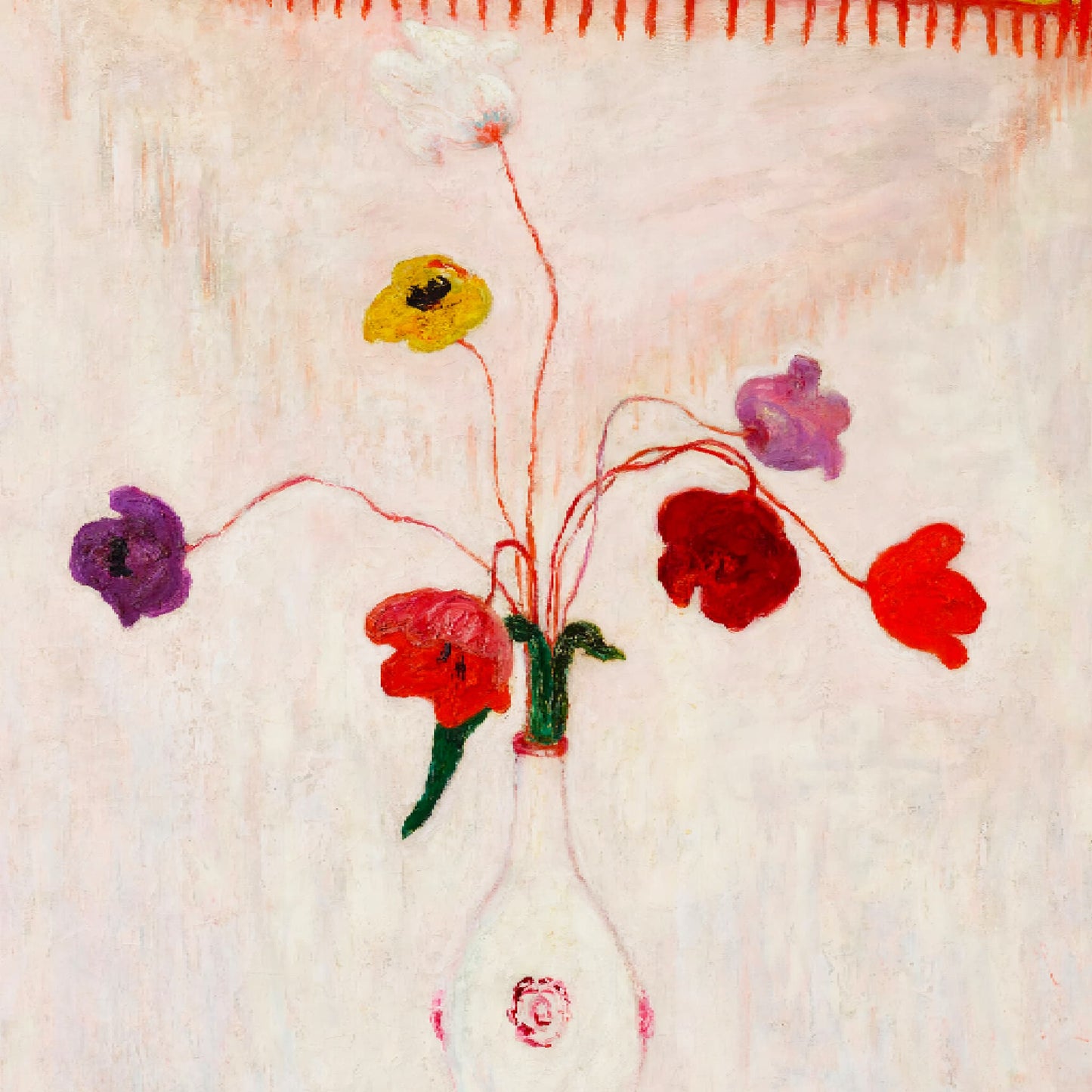 Tulips Under a Canopy by Florine Stettheimer