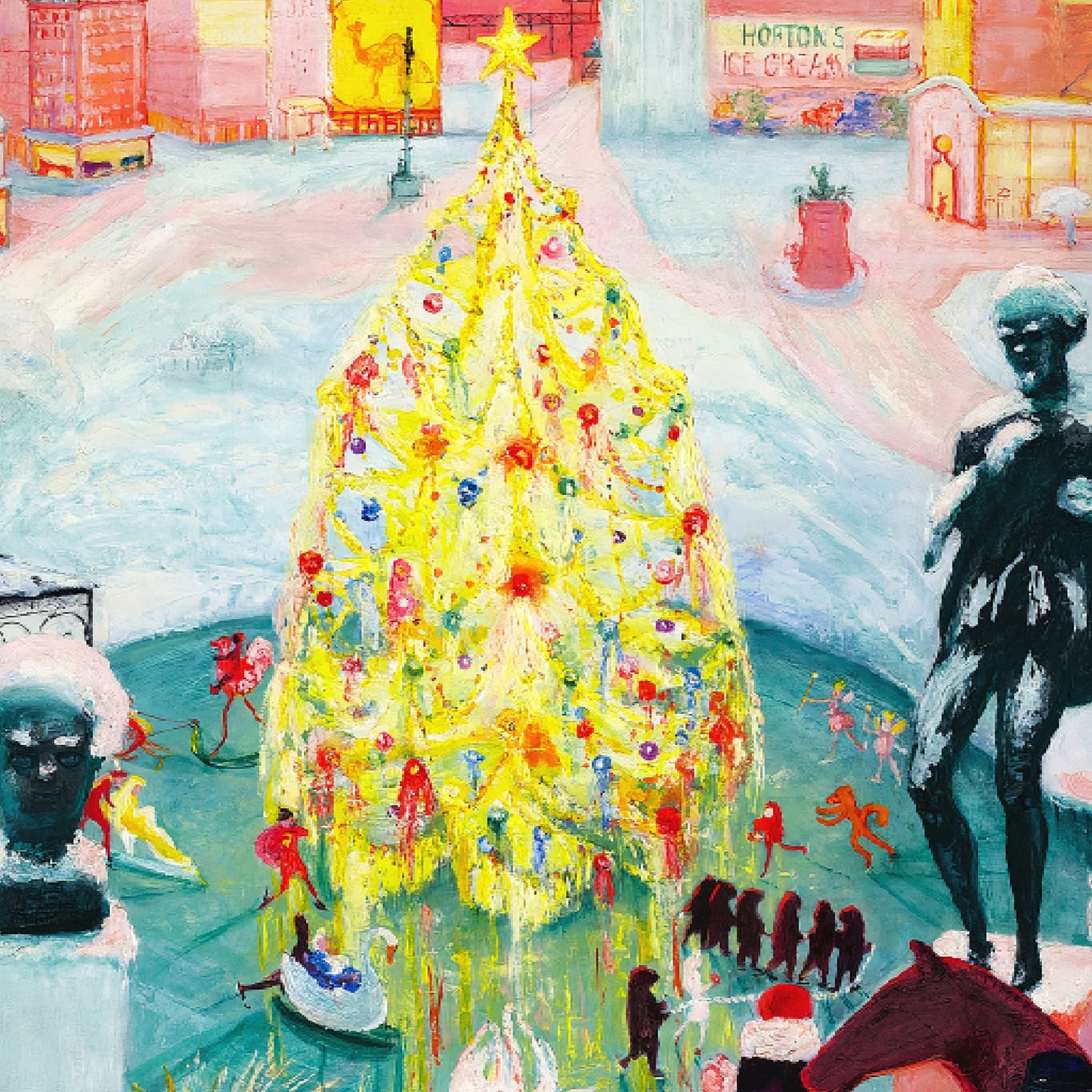 Pink Christmas by Florine Stettheimer