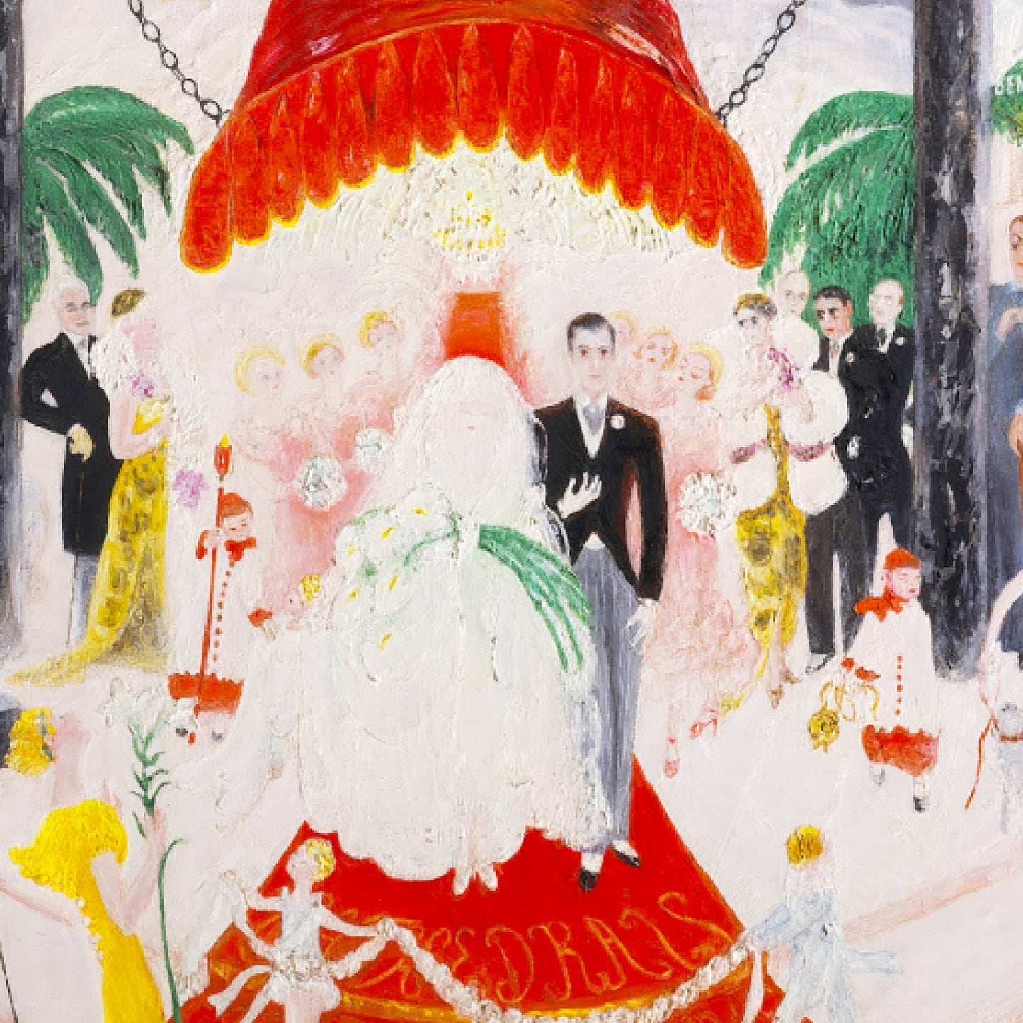 The Cathedrals of Fifth Avenue by Florine Stettheimer
