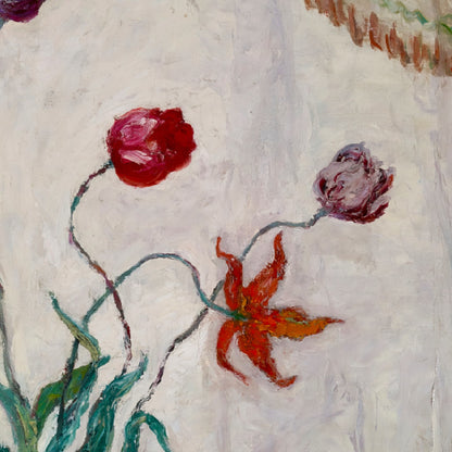 Bowl of Tulips by Florine Stettheimer