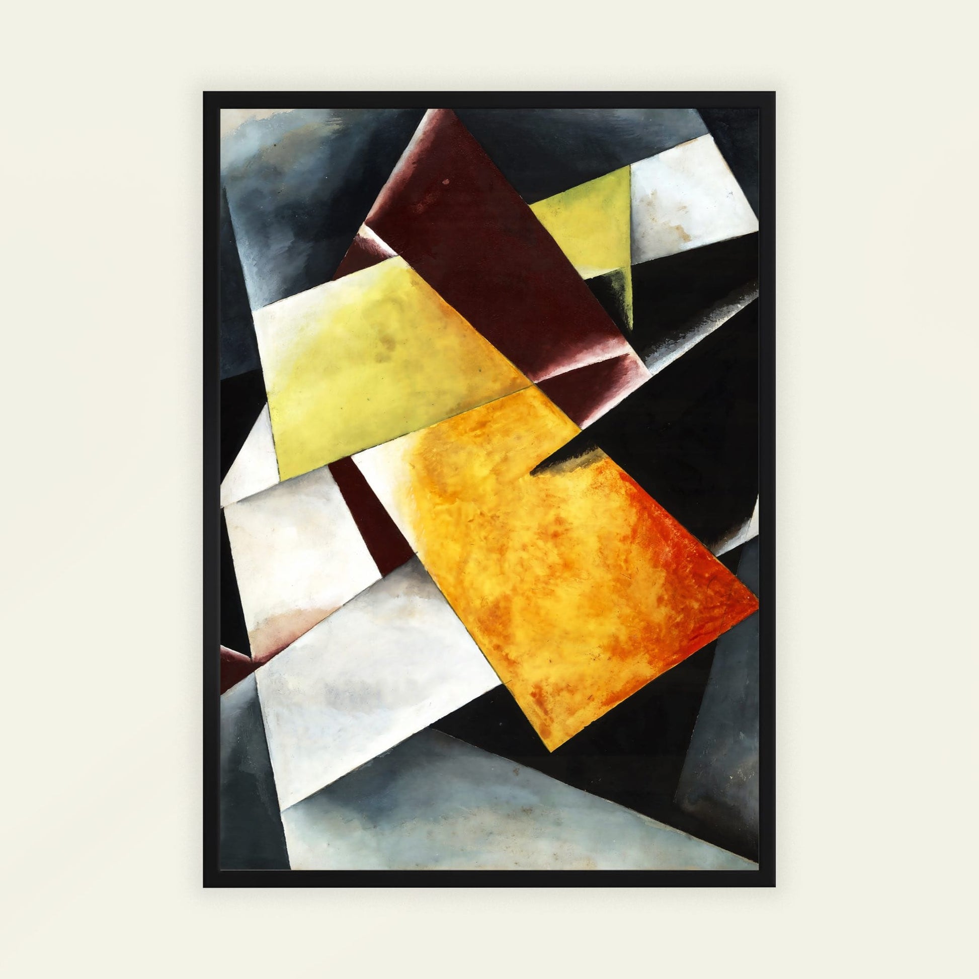 Painterly Architectonic by Lyubov Popova, modernist print, abstract art print, Russian geometric, Constructivist, framed print, framed wall art, art poster