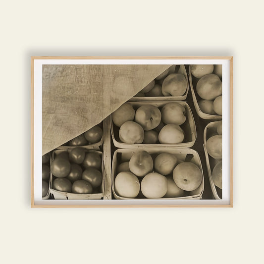 Peaches by Yasuo Kuniyoshi photo print, for room decor, wall art and art for your home, showing the face of life
