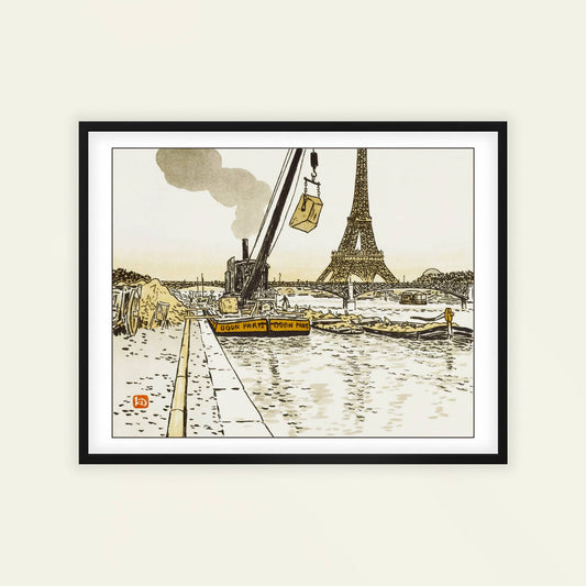 Du Quai de Passy | From '36 Views of the Eiffel Tower' by Henri Rivière