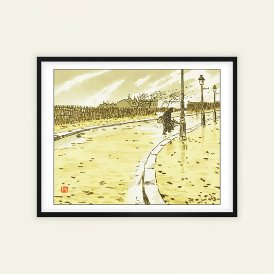 De la rue Lamarck | From '36 Views of the Eiffel Tower' by Henri Rivière