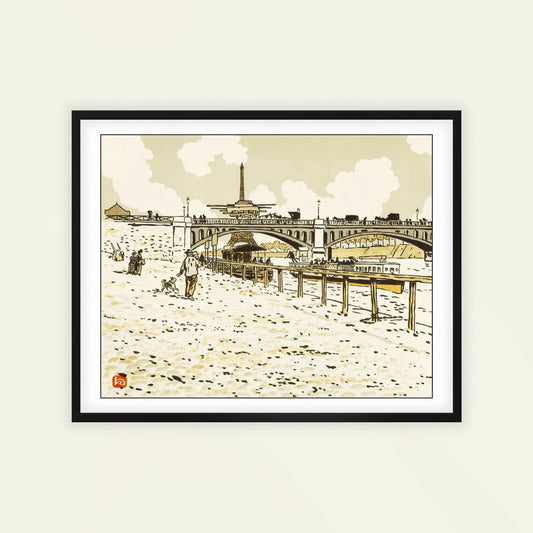 Du Pont de Grenelle | From '36 Views of the Eiffel Tower' by Henri Rivière