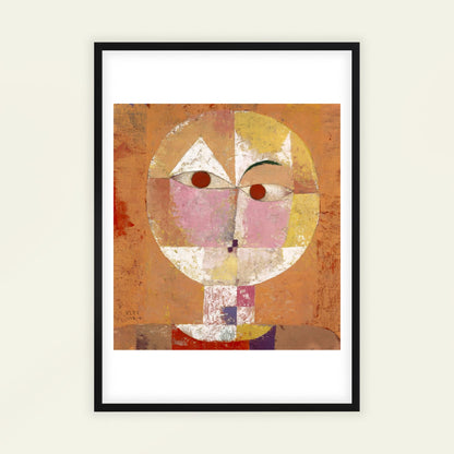 Senecio by Paul Klee, modern wall decor, portrait print, Swiss-German whimsical, modernist, office wall art, framed wall art, art poster