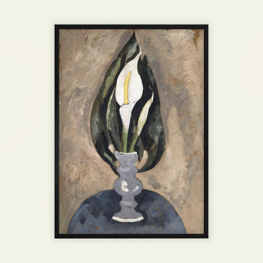 Still Life No. 16 by Marsden Hartley, still life print, dining room decor, American folk modern, Provincetown, office wall art, framed wall art, art poster