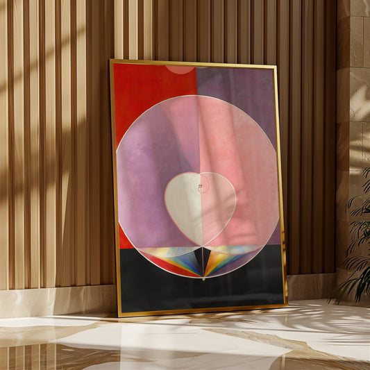 The Dove, No. 2 by Hilma Af Klint, abstract art print, modern wall decor, Swedish spiritual abstract, Theosophy, statement print, framed wall art, art poster