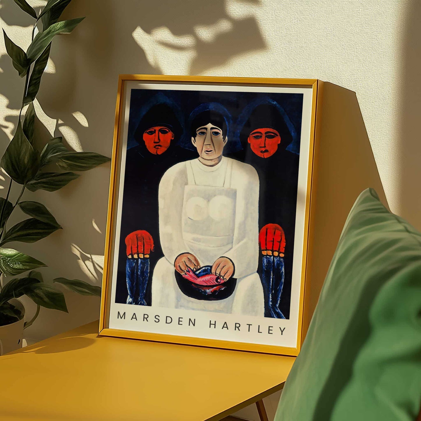 The Lost Felice by Marsden Hartley (with artist's name), modern art poster, figure wall art, American still life, modernist, unique art print, framed wall art, art poster