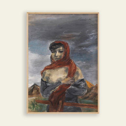 Desert Woman art print inspired by Kuniyoshi, wall art for your home and paintings for room decor