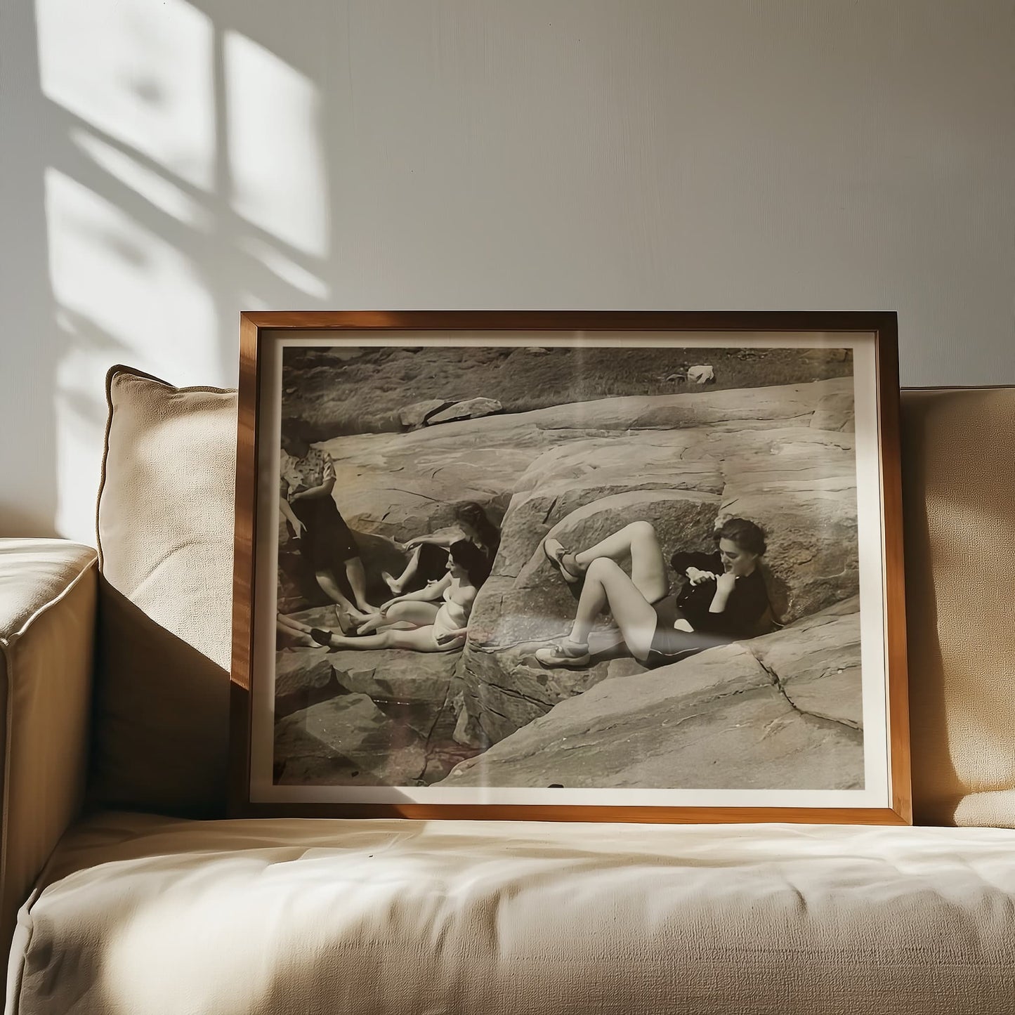 Class Picnic by Yasuo Kuniyoshi photo print alternate view, for room decor, wall art and art for your home, showing the face of life